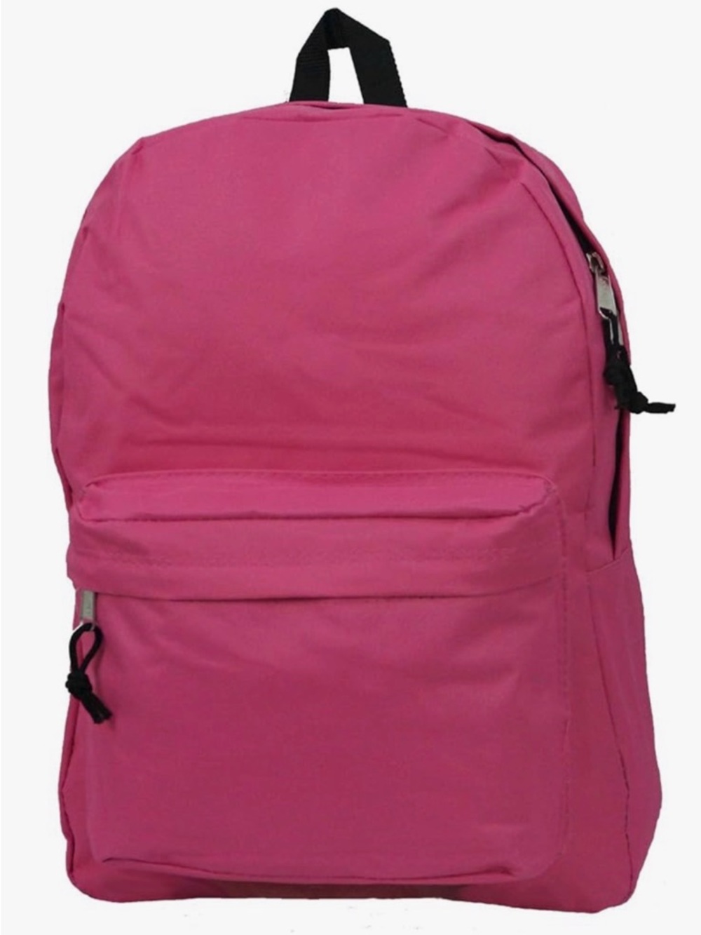 K-Cliffs Classic Backpack Barbie Pink 18 inch Basic Bookbag School Book Bags